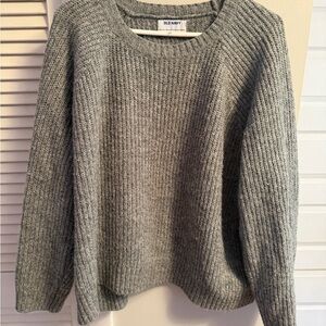 Old Navy Heather Gray Women's Crew Neck Sweater